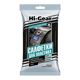 Салфетки для пластика Hi-Gear PLASTIC CLEANING WIPES