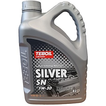 Масло моторное TEBOIL Silver SN 5W-30 полусинтетическое 4 л